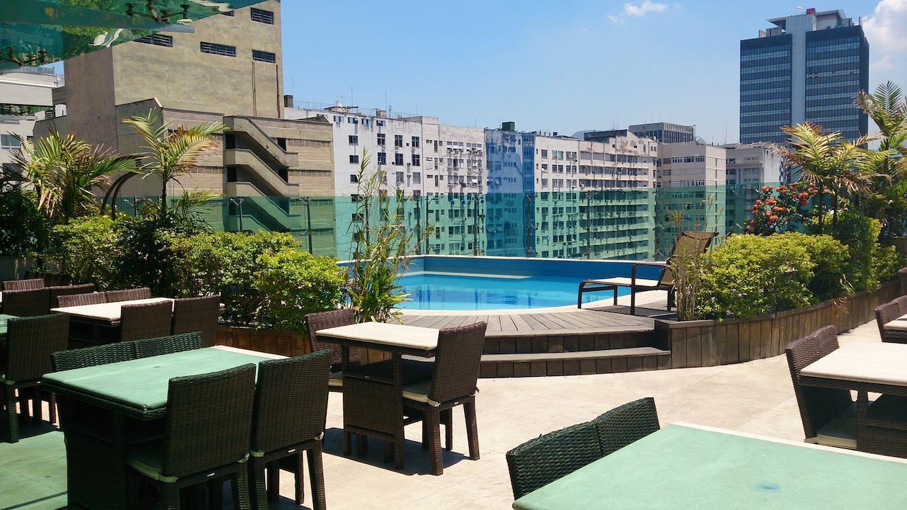 Hotel Atlantico Tower Rio de Janeiro Buitenkant foto Rooftop pool of a hotel in Santiago de Chile
